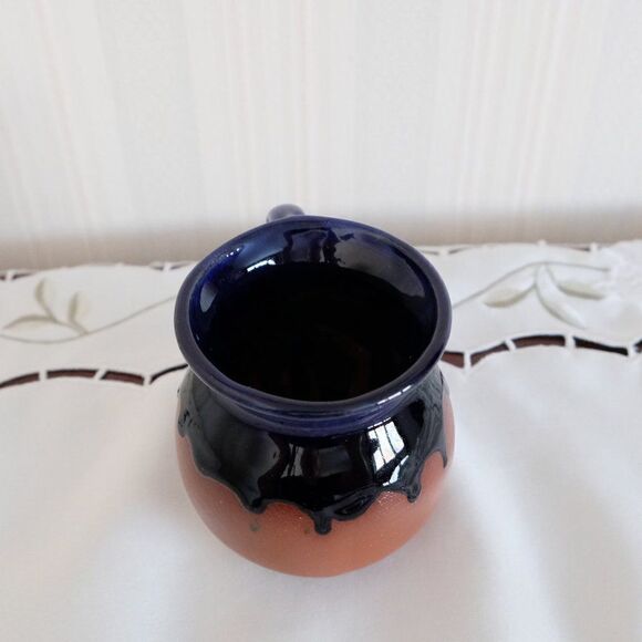 Pottery Drip Glaze Coffee Mug - Picture 4 of 5